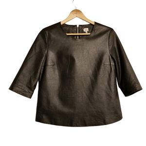 Iris & Ink 100% Lamb Leather Top
